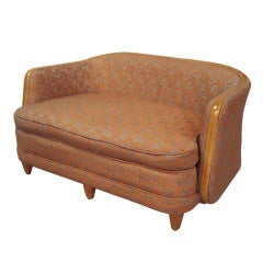 Art Deco Moderne Settee