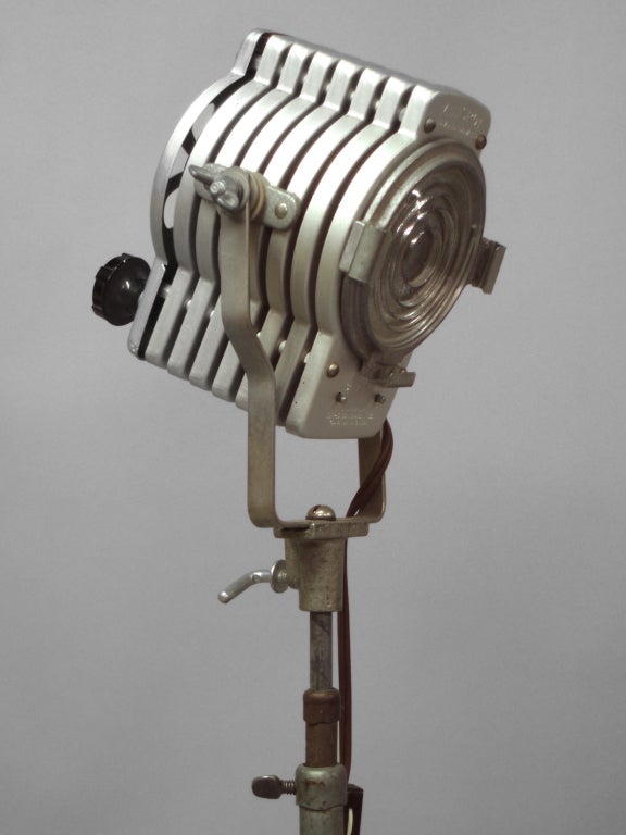 Mid-20th Century Industrial Adjustable Photography Floor Lamp For Sale