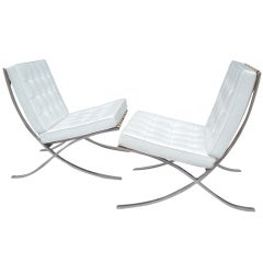 Mies Van der Rohe Barcelona Chairs for Knoll
