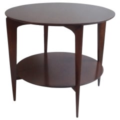 Sabre Leg Walnut Occasional Table Gio Ponti for Singer and Sons