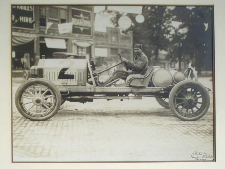 Barney Oldfield photo by Howe and Arthur.