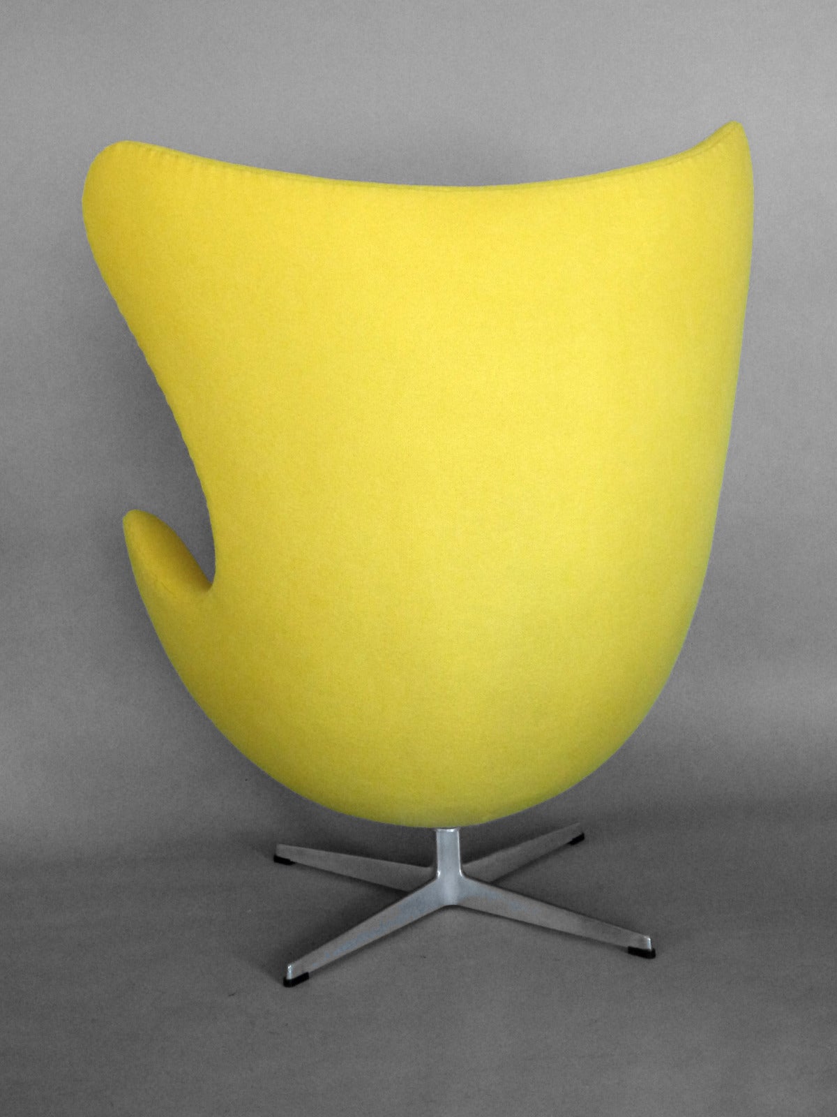 egg chair yellow