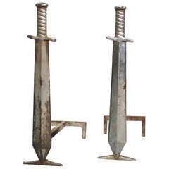 Sword in the Stone Andirons