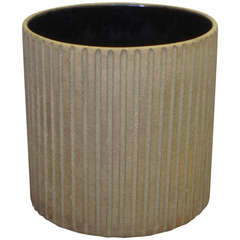 Vintage High Fired Planter Pot in the Style of Architectural Pottery