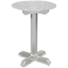 Acrylic Lucite Occasional Table in the Style of The Ritts Co. 10