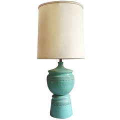Large Stacked Pottery Table Lamp 11