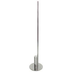 Tall Chrome Linea Line Floor Lamp by Nanda Vigo for Arredoluce