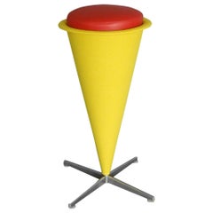 Verner Panton Op-Pop Mod Cone Bar Stool