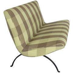 Rare Early Production Milo Baughman Scoop Settee 9