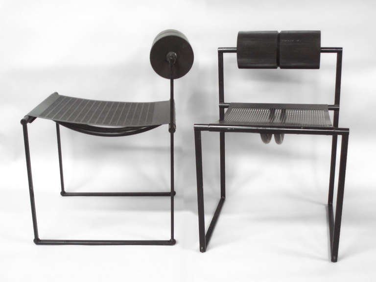 Pair of Architect Post Modern Seconda Chairs by Mario ...