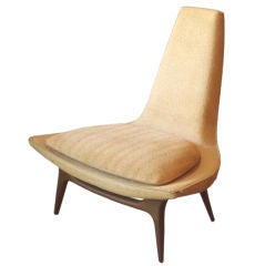 Vintage West Coast Atomic Lounge Chair by Karpen Furniture