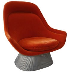 Chrome Wire Frame Chair by Warren Platner for Knoll