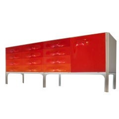 Large  Nine Drawer DF 2000 Cabinet by Raymond Loewy