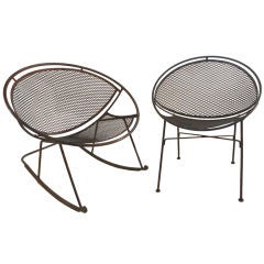 Two Salterini Chairs - (1) Rocker (1) Side Chair