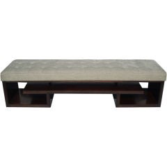 Asian Theme Rosewood Bench by Paul Frankl for Johnson Furniture