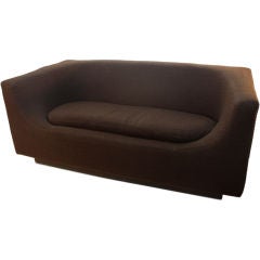 Used Saporiti Italian Brown Love seat