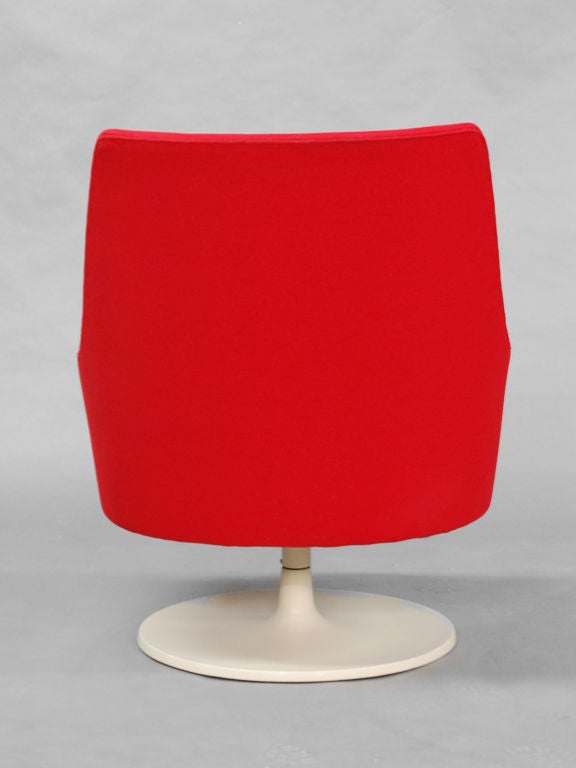 Upholstery Jens Risom Swivel Desk Chair
