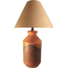 Raymor Pottery lamp - Marked "Made in Italy"
