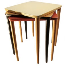 Set of 3 Francis Hosken stacking tables