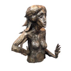 Brutal Look Welded Steel Sculpture