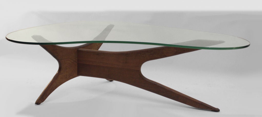 Mid-20th Century Adrian Pearsall for Craft Associates Boomerang Coffee Table
