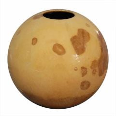 Large Goat Skin Wrapped Vase