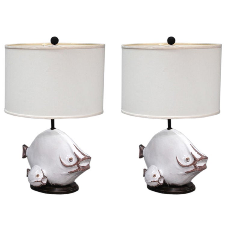 Single Raymor Fish Lamp