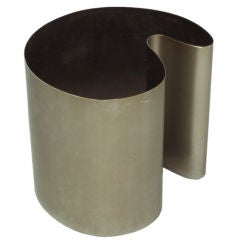 Stainless Steel Trash Can by Maria Pergay