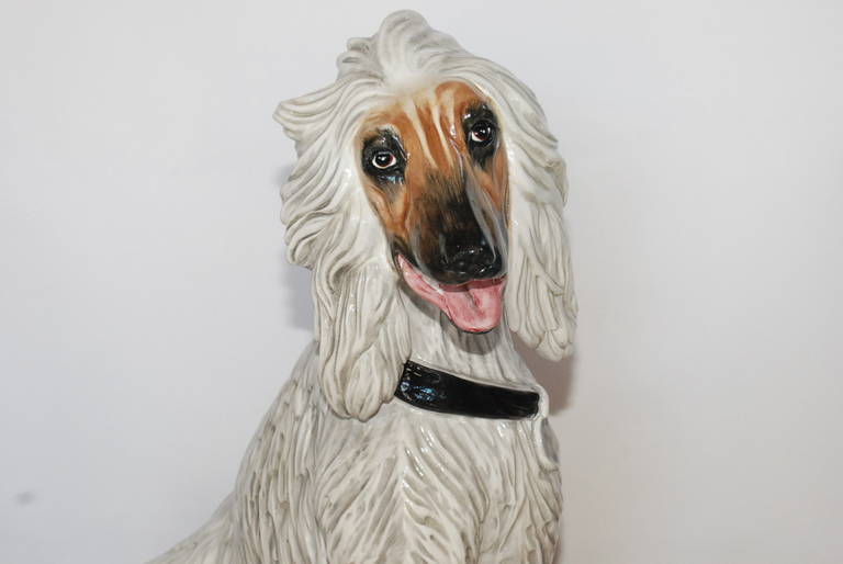 cane ceramica vintage
