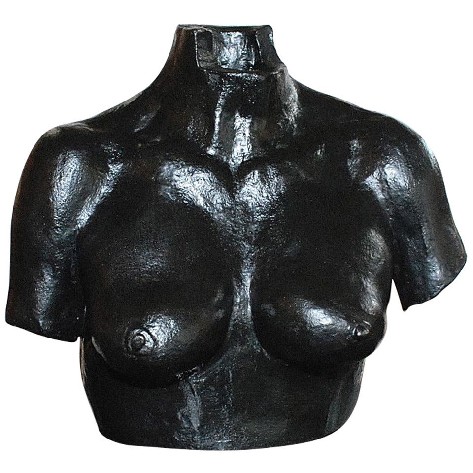 Bronze Sculpture of Woman Bust by Rosenwasser