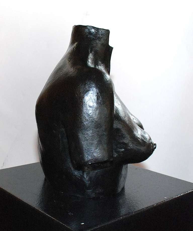 Bronze Sculpture of Woman Bust by Rosenwasser In Good Condition In Cathedral City, CA