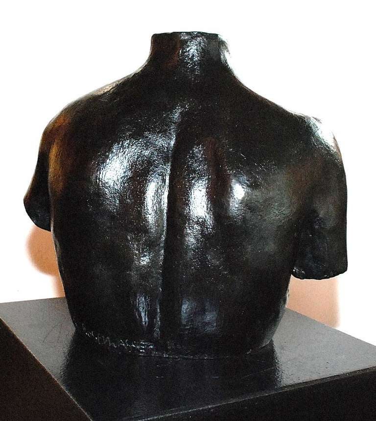 20th Century Bronze Sculpture of Woman Bust by Rosenwasser