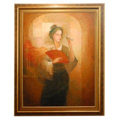 Vintage Marina Grigoryan Oil Painting
