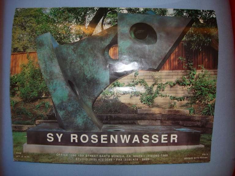 Escultura de bronce de Sy Rosenwasser en venta 2