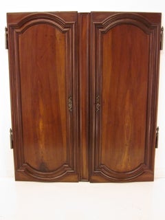 Pair of Louis XIV Style Walnut Doors