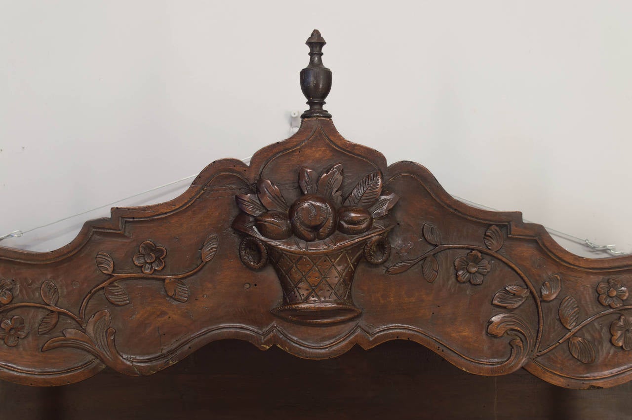 19th Century 19th c. French Provencal Shelf or Estganier