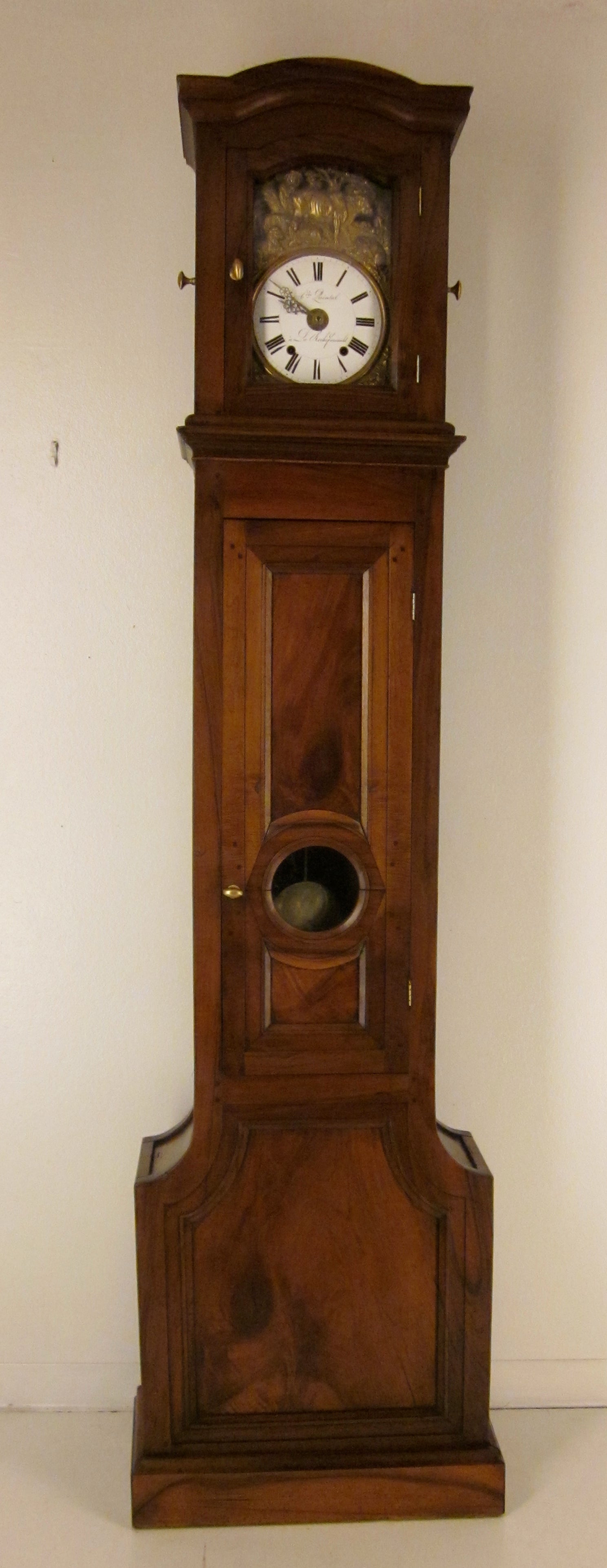 19th. C. French Tall Case Clock or Horloge de Parquet