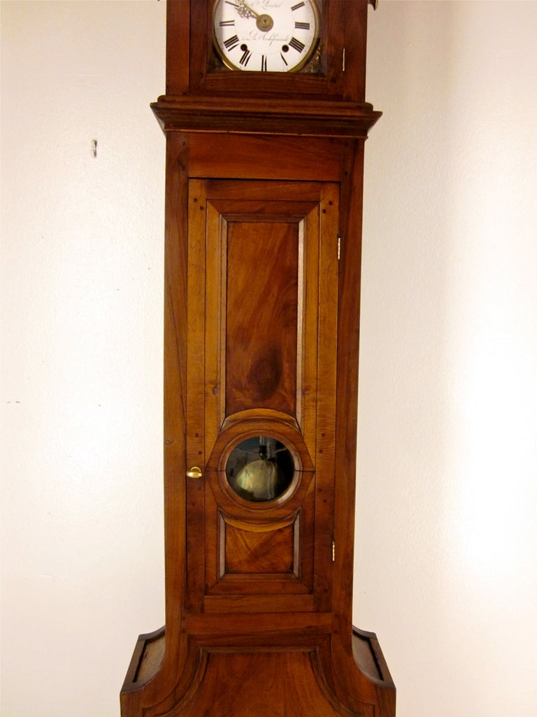 19th. C. French Tall Case Clock or Horloge de Parquet 1