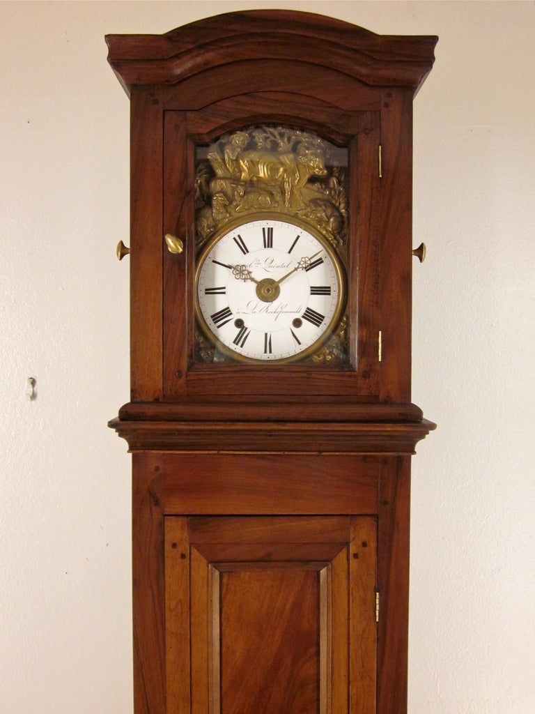 19th. C. French Tall Case Clock or Horloge de Parquet 5