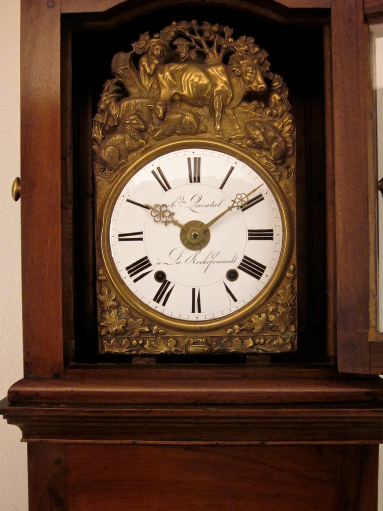 19th. C. French Tall Case Clock or Horloge de Parquet 6