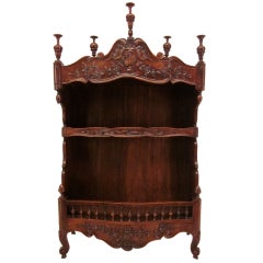 Antique A 19th c. Provençal Estagnier or Decorative shelf.