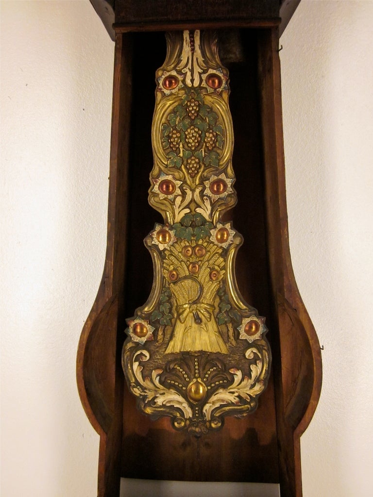 19th Century 19th C. French Tall Case Clock or Comtoise