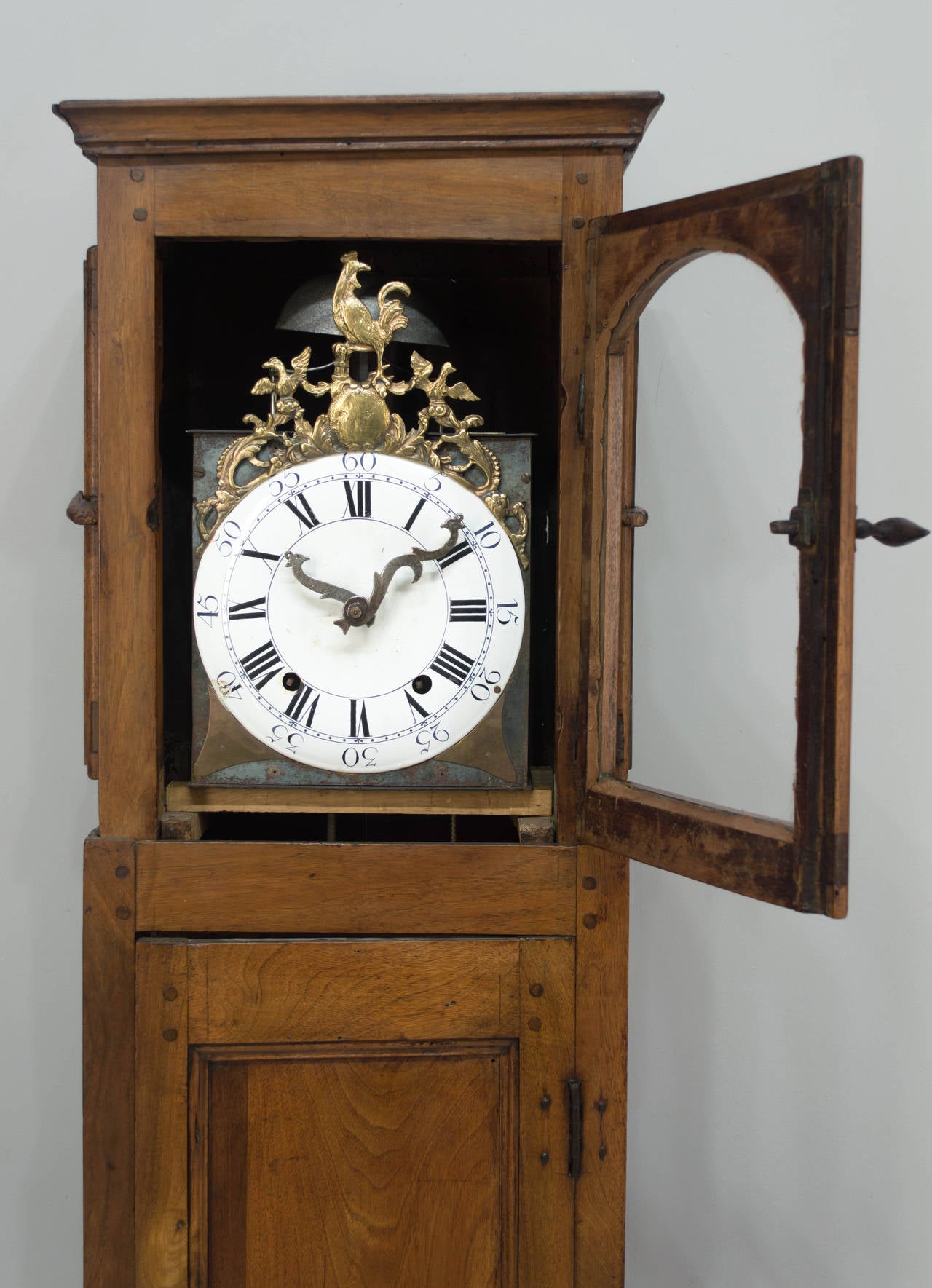 18th Century French Horloge de Parquet or Tall Case Clock In Good Condition In Winter Park, FL
