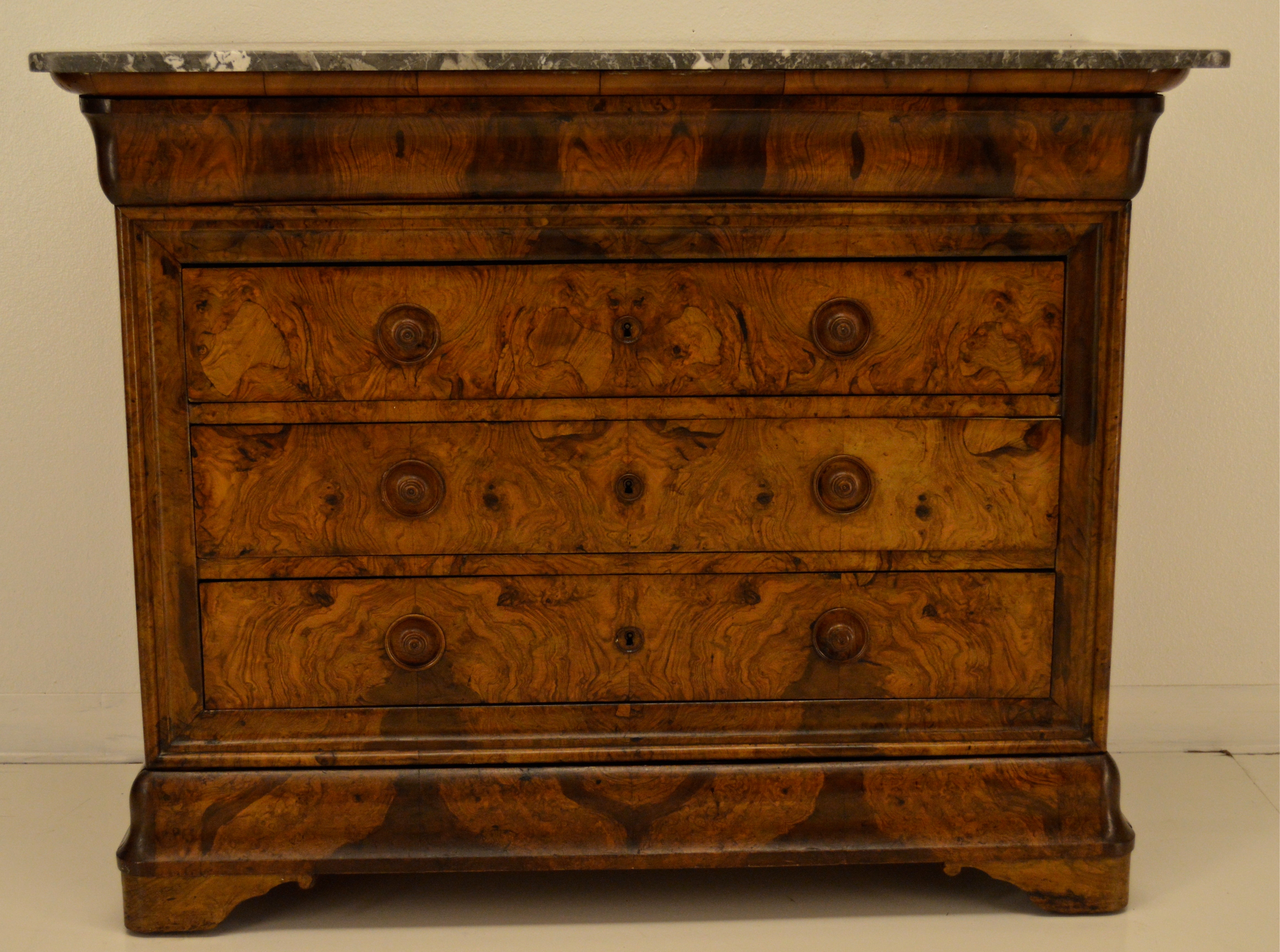 French 19th c. Louis Philippe Commode or Chest of Drawers