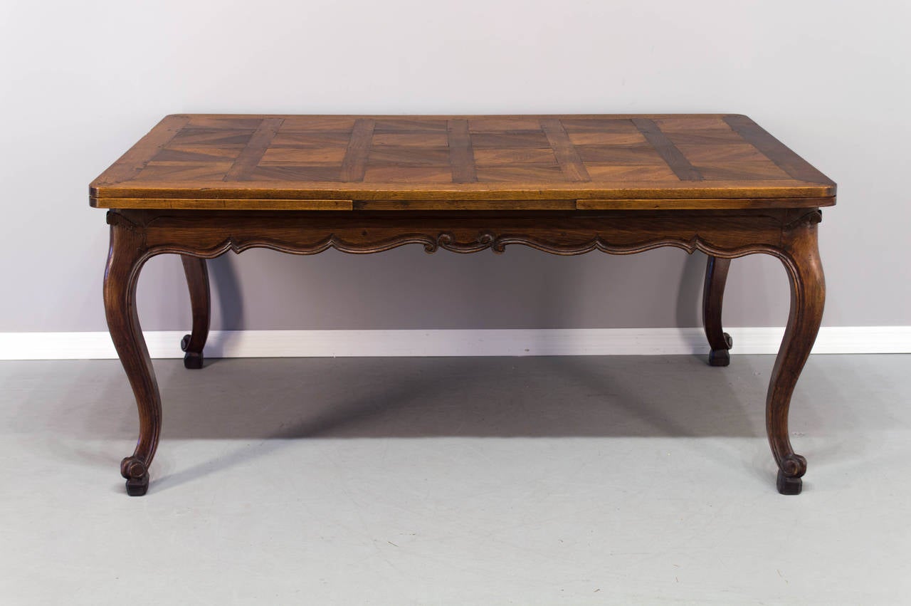 19th Century French Louis XV Style Refractory Dining Table In Excellent Condition In Winter Park, FL