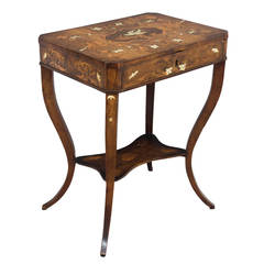 19th Century Italian Marquetry Side Table