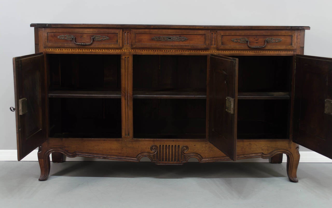 19th Century French Louis XVI Style Enfilade or Sideboard 6