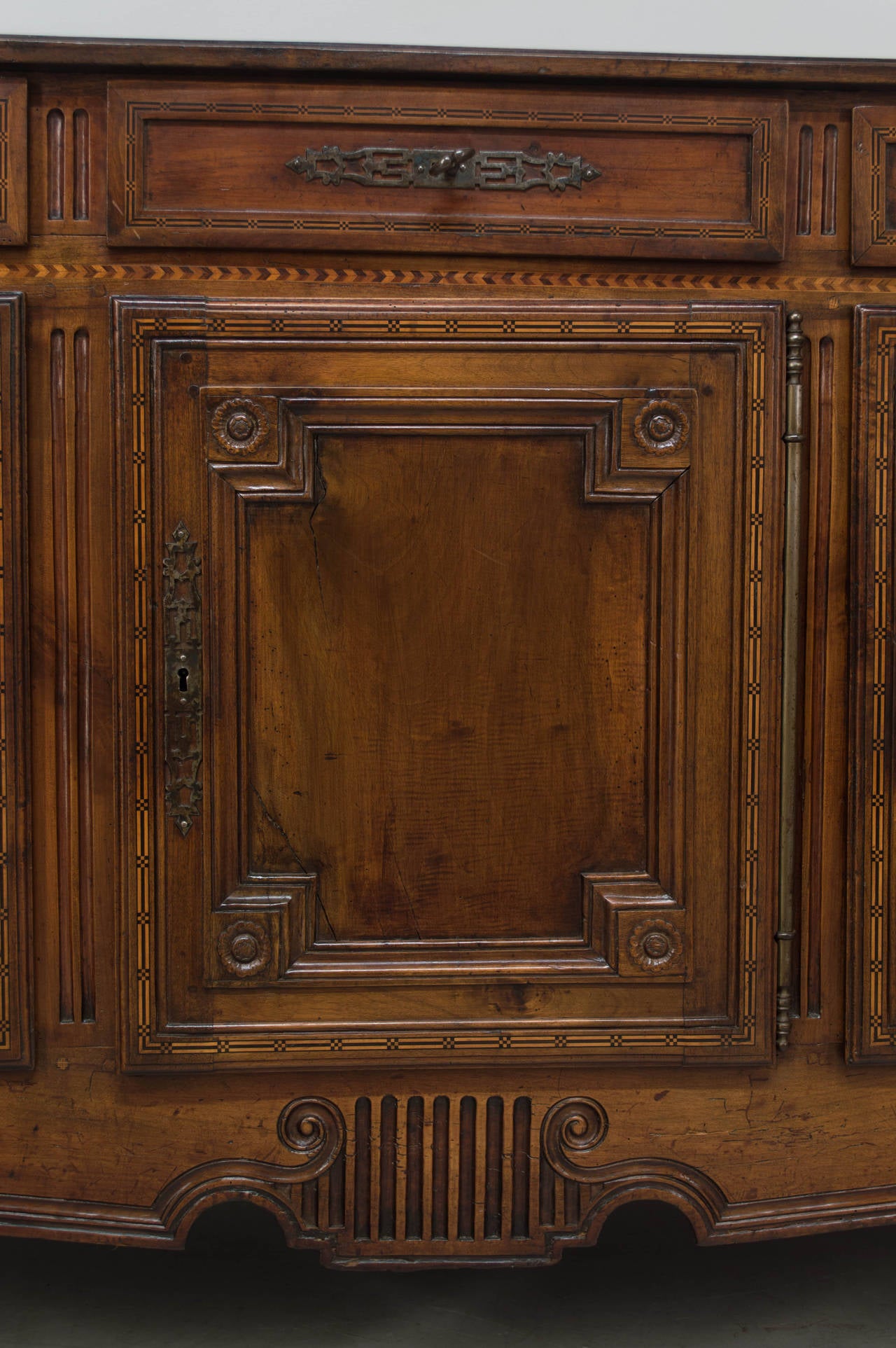 19th Century French Louis XVI Style Enfilade or Sideboard 1