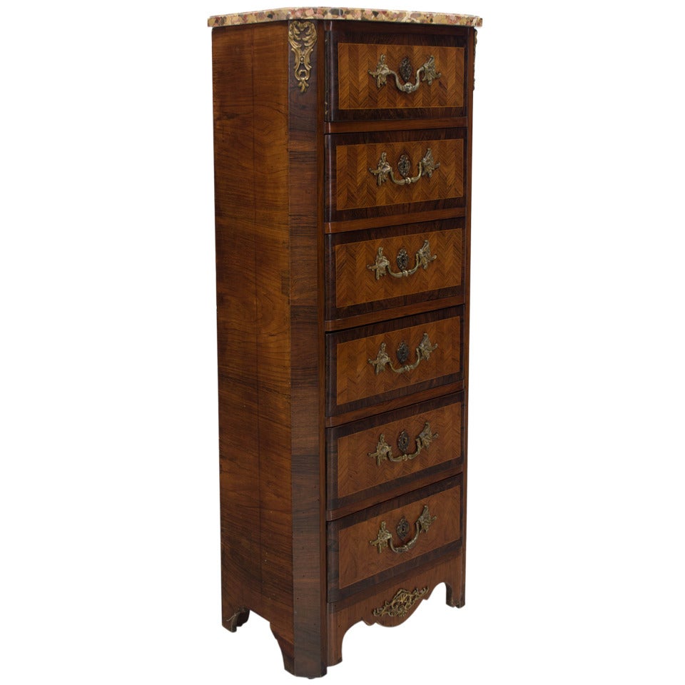 19th Century Louis XVI Style Chiffonier or Chest of Drawers