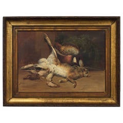 19th Century French School Painting, Signed Baudin